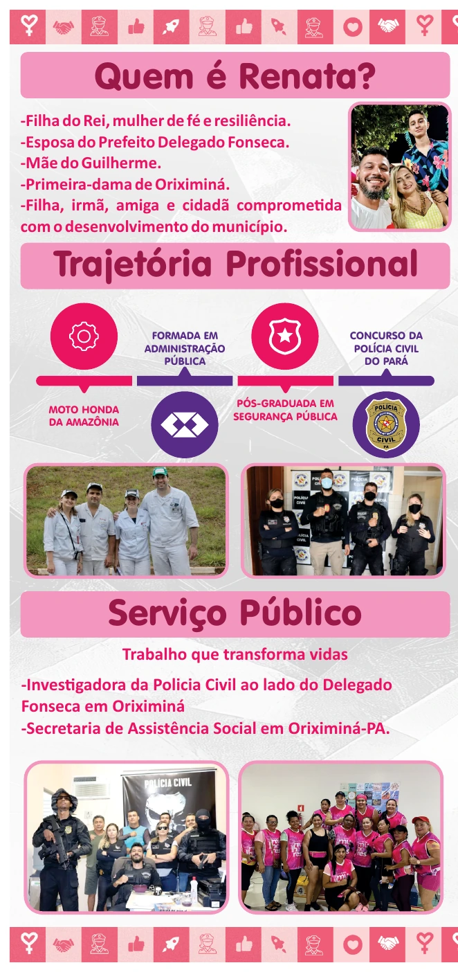 Quem é Renata, trajetória profissional e serviço público